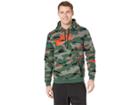 Nike Nsw Club Camo Pullover Hoodie (fir/fir/team Orange) Men's Sweatshirt