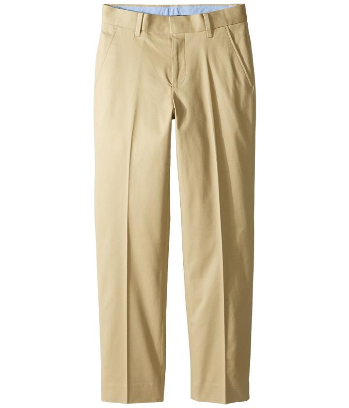 Tommy Hilfiger Kids Fine Twill Pants (big Kids) (medium Khaki) Boy's Casual Pants