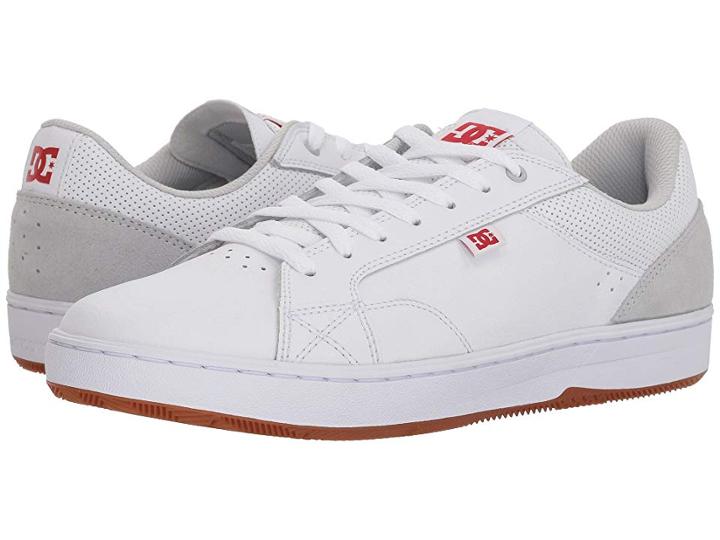 Dc Astor (white/grey/red) Men's Skate Shoes