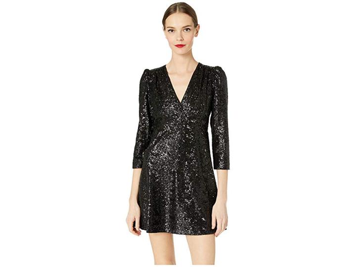 Kate Spade New York Glitzy Ritzy Sequin Dress (black) Women's Dress