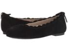 Jack Rogers Lucie Suede Ii (black Suede) Women's Flat Shoes