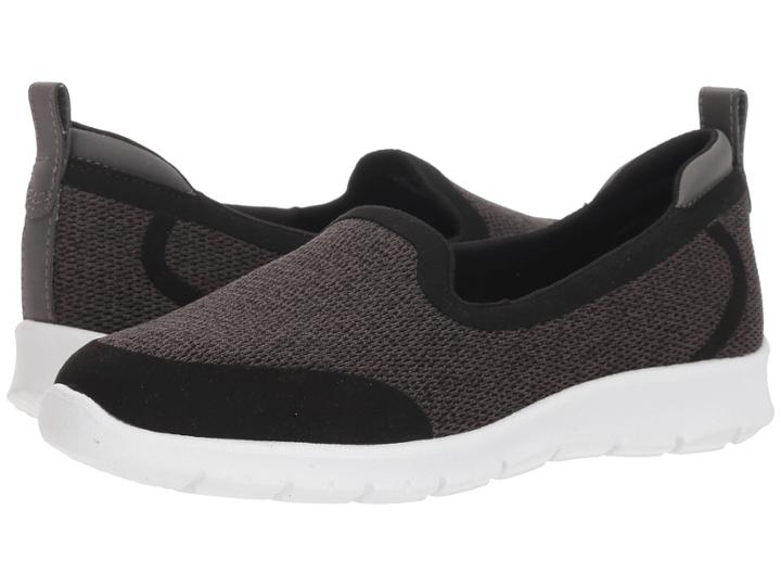 Clarks Step Allena Lo (dark Grey) Women's  Shoes