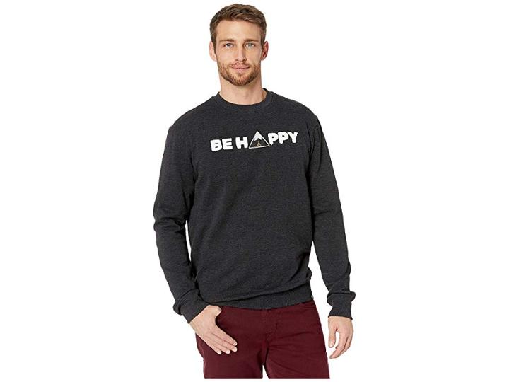 Tentree Happy Pullover Crew (meteorite) Men's Clothing