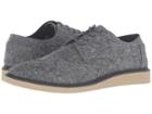 Toms Brogue (grey Slub Textile) Men's Lace Up Casual Shoes