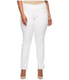 Jag Jeans Plus Size Plus Size Peri Pull-on Straight In After Midnight (white) Women's Jeans