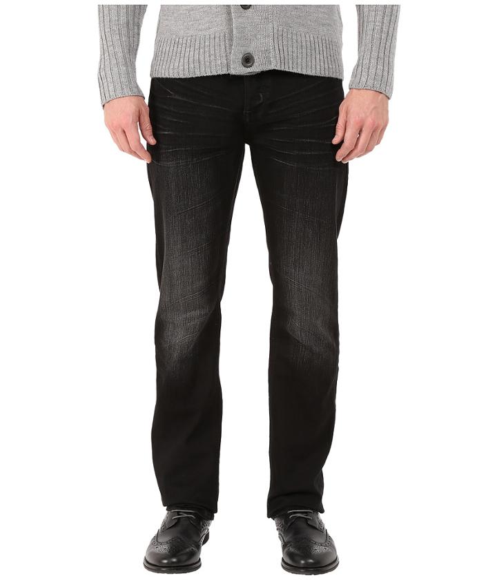 Buffalo David Bitton Evan-x Basic Slimmer Slim Fit Jeans In Lightly Sanded And Rifted (lightly Sanded/rifted) Men's Jeans