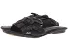 Born Mai Floral (black Embossed Full Grain Leather) Women's Sandals