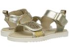 Old Soles Tish Sandal (toddler/little Kid) (gold Snake) Girls Shoes
