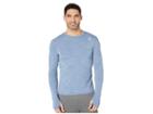 Reebok Running Activchill Long Sleeve Tee (blue Slate) Men's T Shirt