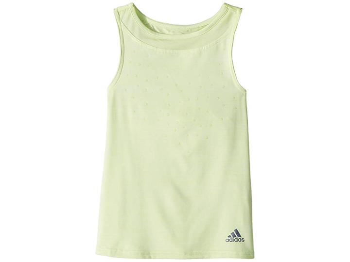 Adidas Kids Dotty Tank Top (little Kids/big Kids) (semi Frozen Yellow) Girl's Sleeveless