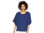 Karen Kane Modern Sleeve Top (indigo) Women's Clothing