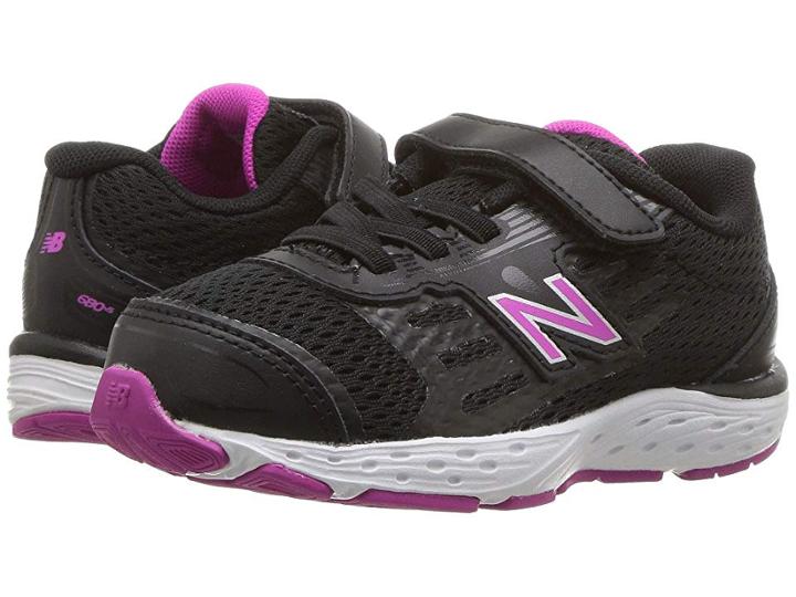New Balance Kids Ka680v5i (infant/toddler) (black/azalea) Girls Shoes