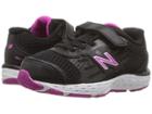 New Balance Kids Ka680v5i (infant/toddler) (black/azalea) Girls Shoes