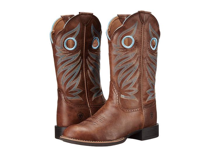 Ariat Round Up Stockman (wood) Cowboy Boots