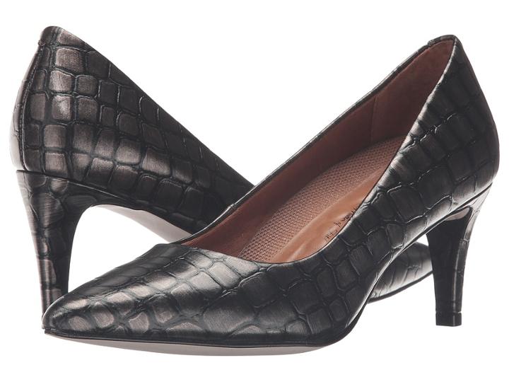 Walking Cradles Sophia (pewter Brushed Crocco Print) High Heels