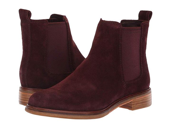 Clarks Clarkdale Arlo (burgundy Suede) Women's  Shoes