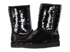 Ugg Classic Short Sequin (black) Women's Pull-on Boots