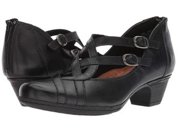 Rockport Cobb Hill Collection Cobb Hill Abbott Curvy Shoe (black Leather) Women's Shoes