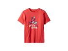 Life Is Good Kids Jumping Soccer Crusher T-shirt (little Kids/big Kids) (americana Red) Boy's T Shirt