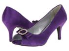 Annie Lobby (purple Satin) Women's Shoes