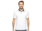 Perry Ellis Pima Chambray Polo Shirt (bright White) Men's Clothing