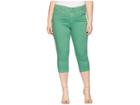 Nydj Plus Size Plus Size Capris W/ Released Hem In Cactus United States (cactus United States) Women's Jeans