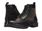 Frye George Adirondack (black Multi Waterproof Smooth Pull Up/waxed Suede) Men's Lace-up Boots