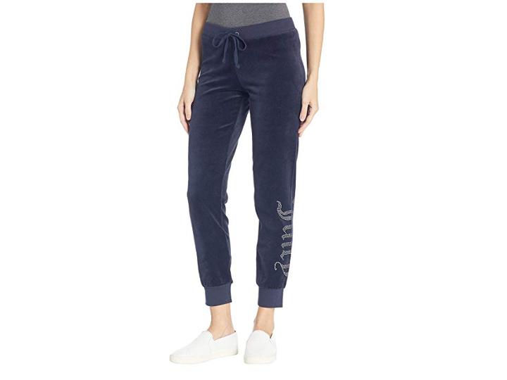 Juicy Couture Track Velour Juicy Gothic Zuma Pants (regal) Women's Casual Pants