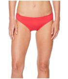 Lauren Ralph Lauren Beach Club Solids Solid Hipster Bottoms (raspberry) Women's Swimwear