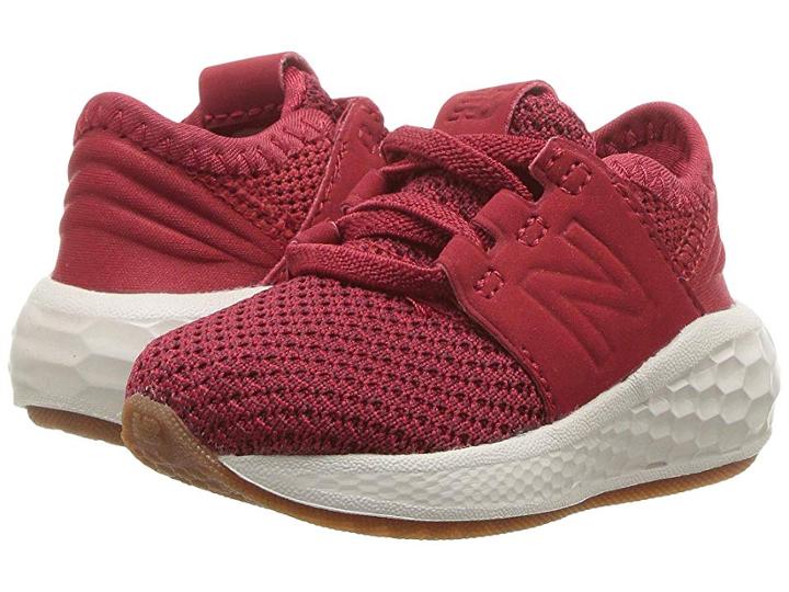 New Balance Kids Kvcrzv2i Nubuck (infant/toddler) (mercury Red/chilli Pepper) Boys Shoes