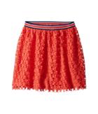 Tommy Hilfiger Kids Star Crochet Lace Skirt (big Kids) (hibiscus Tea) Girl's Skirt