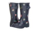 Joules Kids Printed Welly Rain Boot (toddler/little Kid/big Kid) (french Navy Animals) Boys Shoes