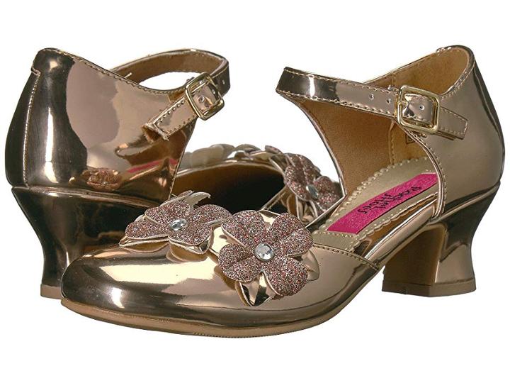 Rachel Kids Lilah (little Kid/big Kid) (rose Gold Metallic) Girl's Shoes
