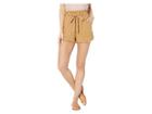 Unionbay Celine Stripe Shorts (workwear Khaki) Women's Shorts