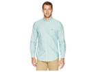 Polo Ralph Lauren Oxford Button Down Sport Shirt (hunter Green/white) Men's Clothing