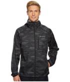 Columbia Flash Forwardtm Windbreaker Print (black Print) Men's Coat