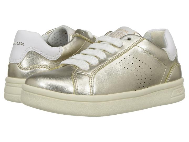 Geox Kids Dj Rock 3 (little Kid) (light Gold) Girl's Shoes