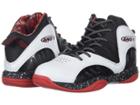And1 Kids Size 'm Up (little Kid/big Kid) (white/black/fiery Red) Boys Shoes