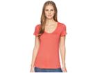 Toad&co Marley S/s Tee (rhubarb) Women's Short Sleeve Pullover