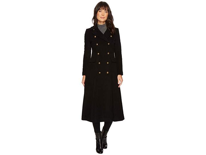 Lauren Ralph Lauren Military Maxi (black) Women's Coat