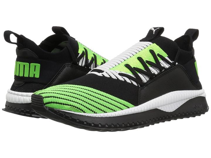 Puma Tsugi Jun Sneaker (puma Black/green Gecko/puma White) Men's Shoes