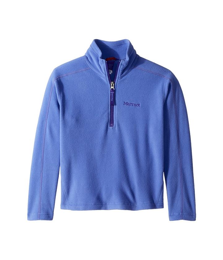 Marmot Kids Girl's Rocklin 1/2 Zip (little Kids/big Kids) (lilac) Girl's Clothing