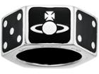 Vivienne Westwood Hendrix Ring (black/rhodium) Ring
