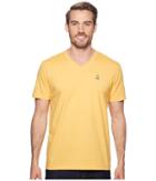 Psycho Bunny Classic V-neck T-shirt (papaya) Men's T Shirt