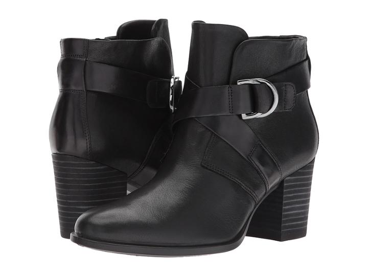 Ecco Shape 55 Mid Cut Boot (black/black) Women's Boots