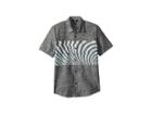 Volcom Kids Blocked Short Sleeve Shirt (big Kids) (black) Boy's Short Sleeve Button Up