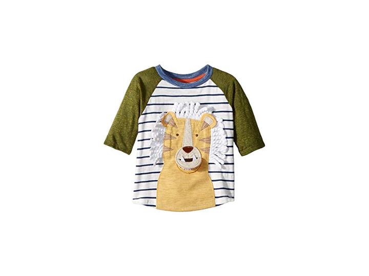 Mud Pie Go Wild T-shirt (infant/toddler) (lion Yellow) Boy's Clothing