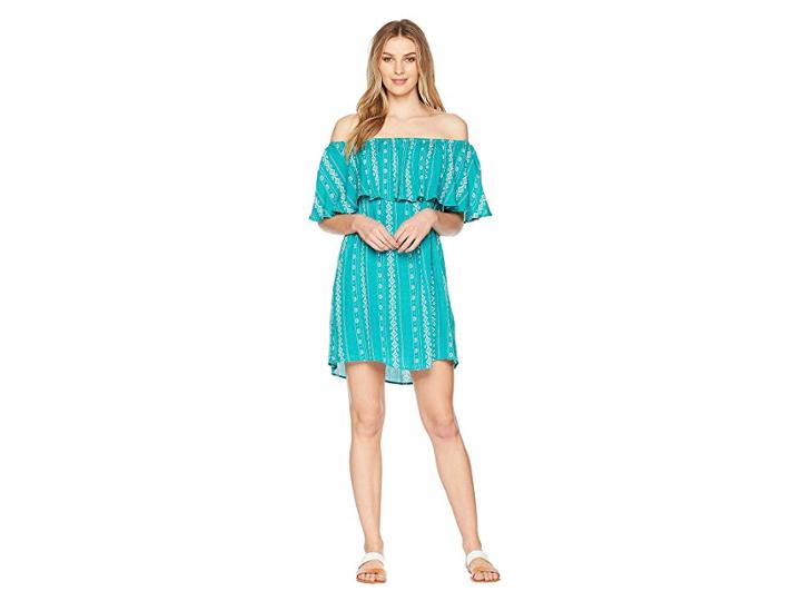 Wrangler Western Fashion Dress (teal) Women's Dress