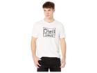 O'neill Black Letter Short Sleeve Screen Tee (white) Men's T Shirt