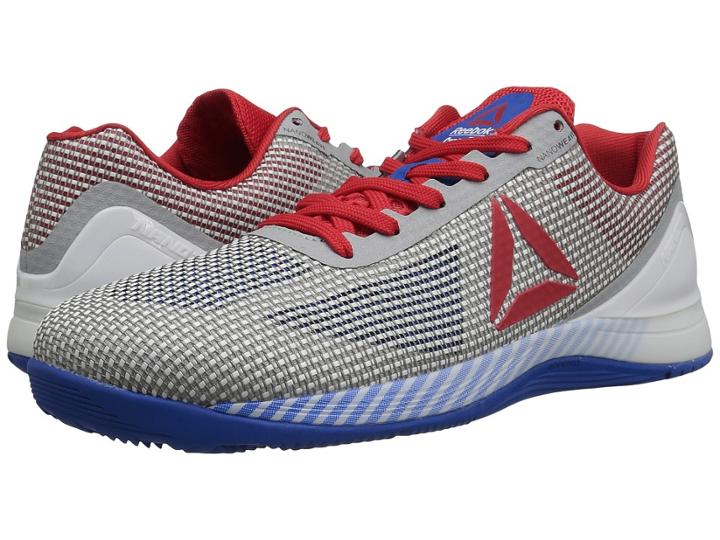 Reebok Crossfit(r) Nano 7.0 (white/awesome Blue/primal Red/black/skull Grey) Men's Cross Training Shoes